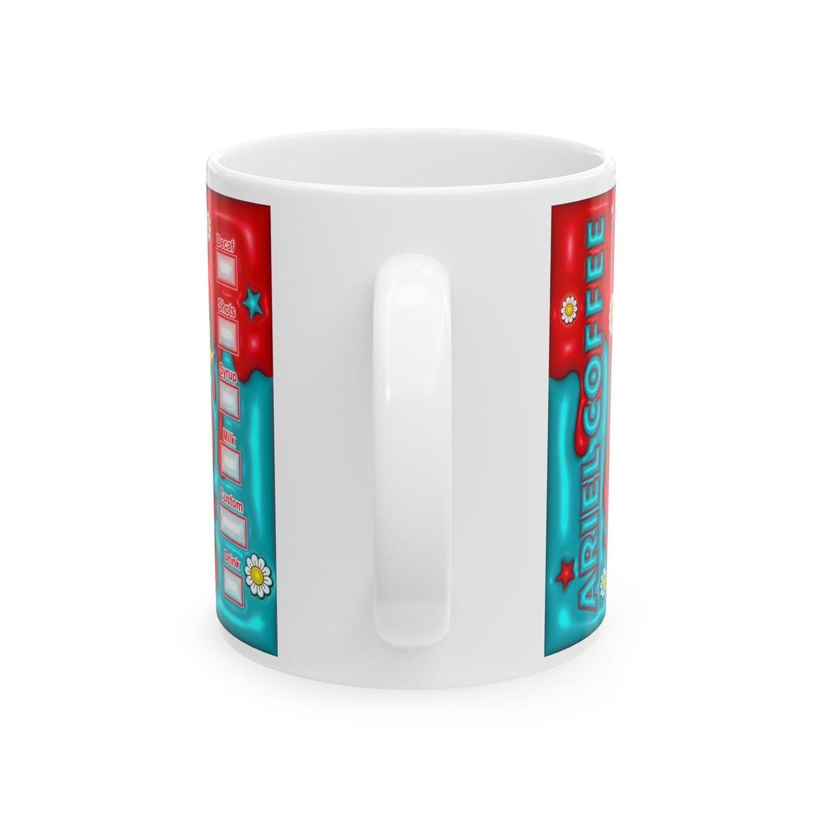Ariel mermaid mug - perfect xmas gift for drinkware fans - tumblers cup ceramic bottles washable reusable reuse coffee funny cute gifts