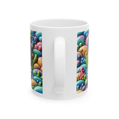 Cute baby seahorse 3d mug - perfect for your morning drinks - drinkware, tumblers cup bottles washable reusable ceramic xmas mugs tea girly