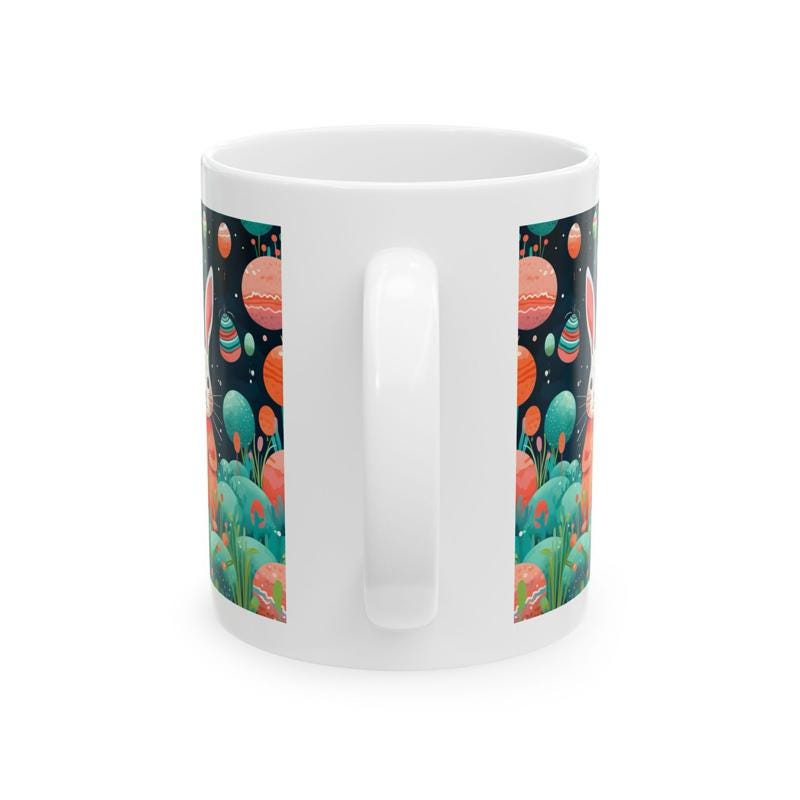 Easter bunny mug - cute gift - perfect for hot drinks - drinkware, tumblers cup bottles reusable washable portable reuse ceramic coffee east