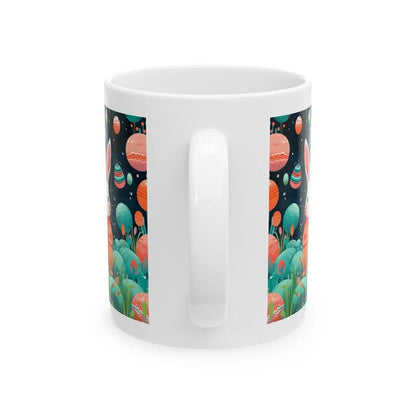 Easter bunny mug - cute gift - perfect for hot drinks - drinkware, tumblers cup bottles reusable washable portable reuse ceramic coffee east