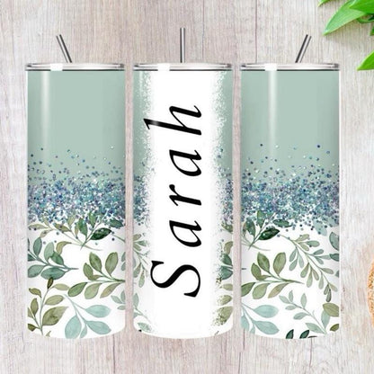 Personalised cute tumbler - 20oz capacity for hot and cold drinks - perfect for girly birthday, mother’s day, xmas and christmas secret sa