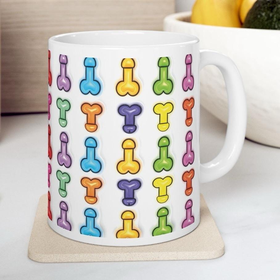 Funny rude mug gift - perfect for coffee lovers - reusable and eco-friendly - drinkware cup washable tumblers ceramic reuse bottles