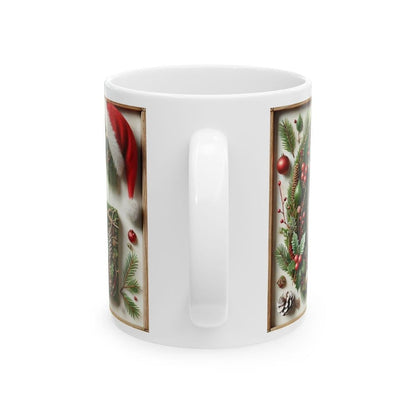 Personalised 'g' edition christmas mug - unique gift for xmas - stocking filler - drinkware washable reusable reuse ceramic cup tumbler coff