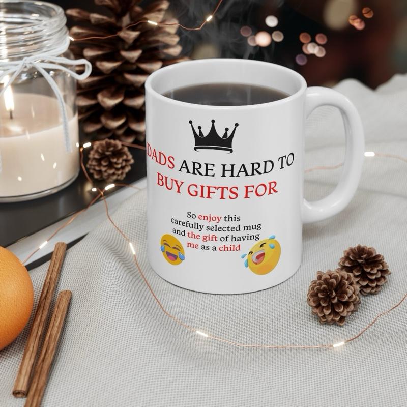 Dad gifts mug funny father day present for hard to buy dads 11oz ceramic coffee cup with unique slogan design drinkware mugs