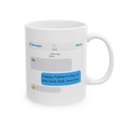Funny father’s day funny dad mug - ceramic coffee tumbler drinkware reusable washable reuse cup mugs drew novelty fathers day dad him fun