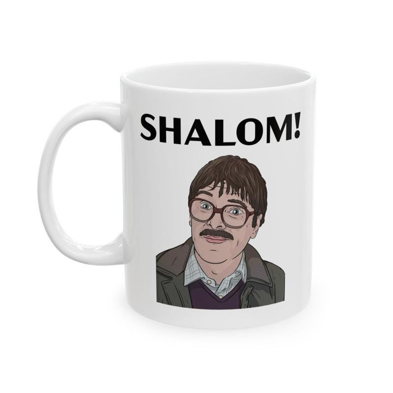 Shalom jim mug - great father's day gift - friday night dinner - funny mugs - funny gifts for father dad drinkware washable reusable coffee