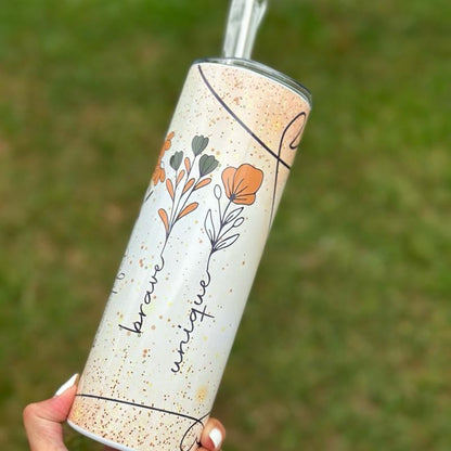 Self love 20oz girly tumbler mental health - perfect for any occasion drinkware flasks mug bottles water bottles bottled stylish beverage po