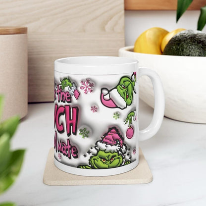 Grinch is my soul mate funny christmas mug - perfect festive gift for you drinkware reusable washable tumbler coffee cup reuse ceramic mugs