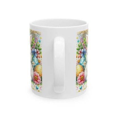 Easter bunny and chick mug for kids - good easter gift - tumblers, drinkware cup bottles reusable washable easter egg ceramic reuse coffee m