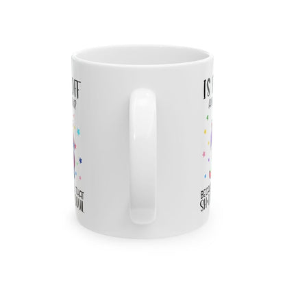 Funny unicorn sarcastic mug gifts - is fuck off an emotion as i feel that shit in my soul - rude mug - drinkware, tumblers cup ceramic washa