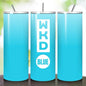 Wkd blue style tumbler 20oz - perfect for on-the-go hydration - vacuum flask - cup drinkware mug bottles water bottles bottled portable gift