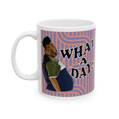 What a day mug harvey price mug - funny gift for coffee lovers - drinkware, tumblers funny mugs funny gifts 11oz washable reusable ceramic r