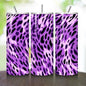 Purple leopard print tumbler 20oz - perfect for on-the-go hydration - vacuum flask - cup drinkware mug bottles water bottles bottled portabl