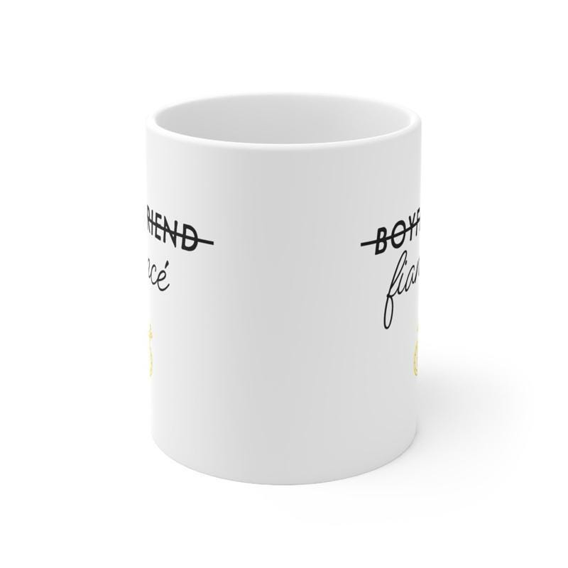 Boyfriend fiancé cup mug for married to be - drinkware tumblers reuse washable bottles ceramic coffee reusable mugs gifts engaged gift no l