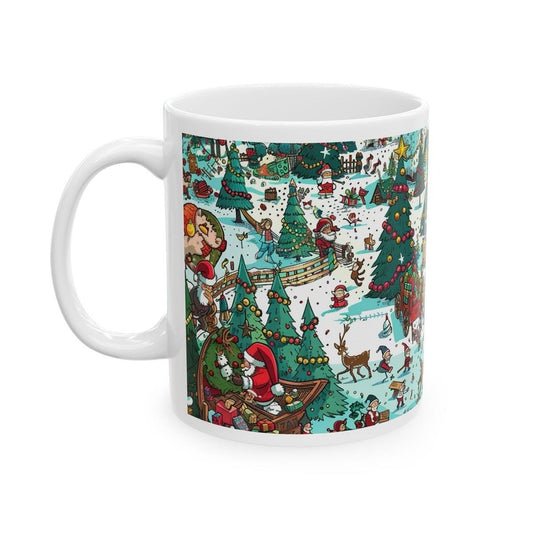 Where's wil wally style mug - funny rude mug for your morning drinks - cup, drinkware tumbler reusable washable ceramic coffee reuse cute  m