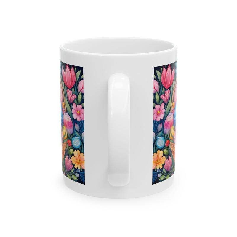 Easter egg mug - cute gift - perfect for hot drinks - drinkware, tumblers cup bottles reusable washable portable reuse ceramic coffee easter