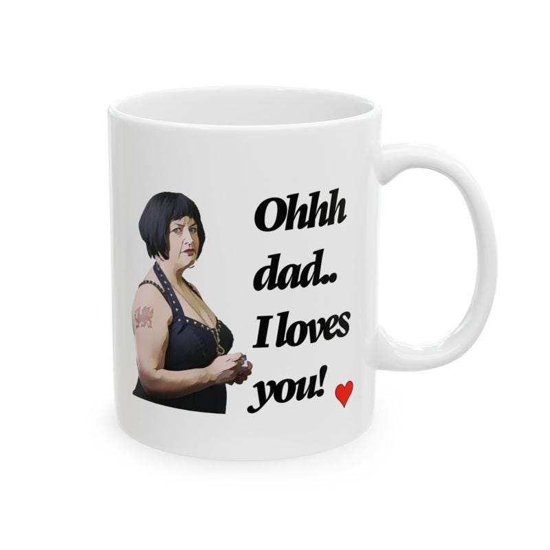 Nessa gavin and stacey father’s day funny dad mug - ceramic coffee tumbler drinkware reusable washable reuse cup mugs drew novelty fathers