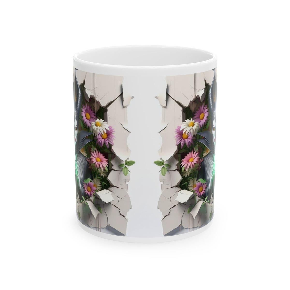 Scary witch style 3d mug - christmas gift secret santa - reusable - drinkware reuse tumblers cup washable coffee ceramic xmas mugs tea festi