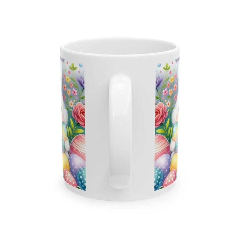 Easter bunny mug - cute gift - perfect for hot drinks - drinkware, tumblers cup bottles reusable washable portable reuse ceramic coffee east