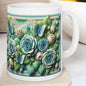 Roses and butterflies 3d mug - perfect for coffee and tea - drinkware, cup tumblers bottles reusable washable xmas mugs festive cute girly