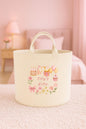 Personalised birthday gift basket storage Felt Trug, perfect gifts girls kids gift fun storage basket trugs toy storage cute friend mum