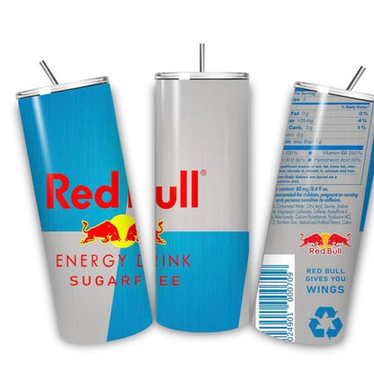 Red bull tumbler 20oz - summer style perfect for on-the-go hydration - vacuum flask - cup drinkware mug bottles water bottles bottled portab
