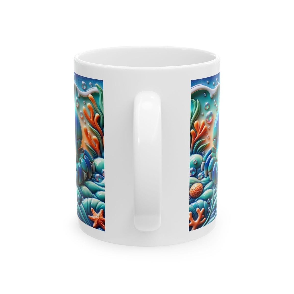 Blue crab 3d mug - perfect for your morning drinks - tumblers, drinkware cup bottles glass reusable washable coffee ceramic reuse xmas mugs