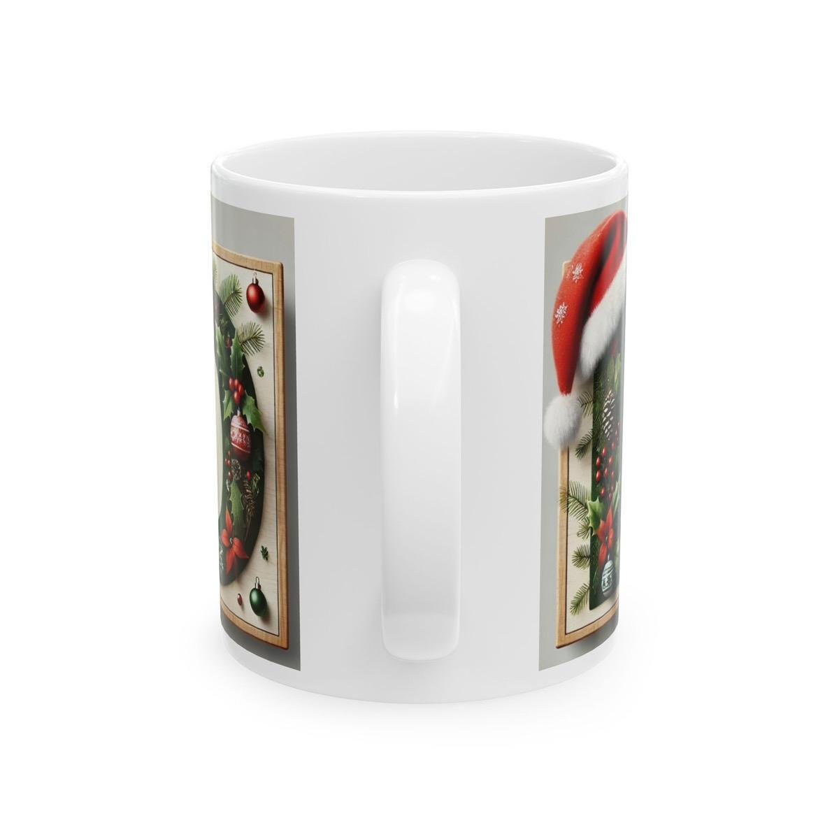 Personalised 'd' edition christmas mug - unique gift for xmas - stocking filler - drinkware washable reusable reuse ceramic cup tumbler coff