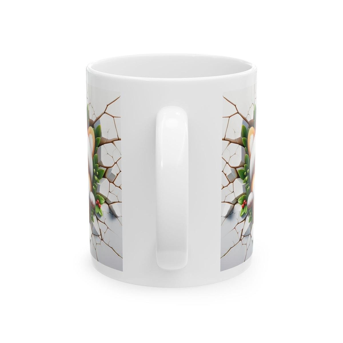Cute corgi dog puppy mug - xmas style - perfect for drinks - cup, drinkware tumblers coffee ceramic reusable washable reuse mugs