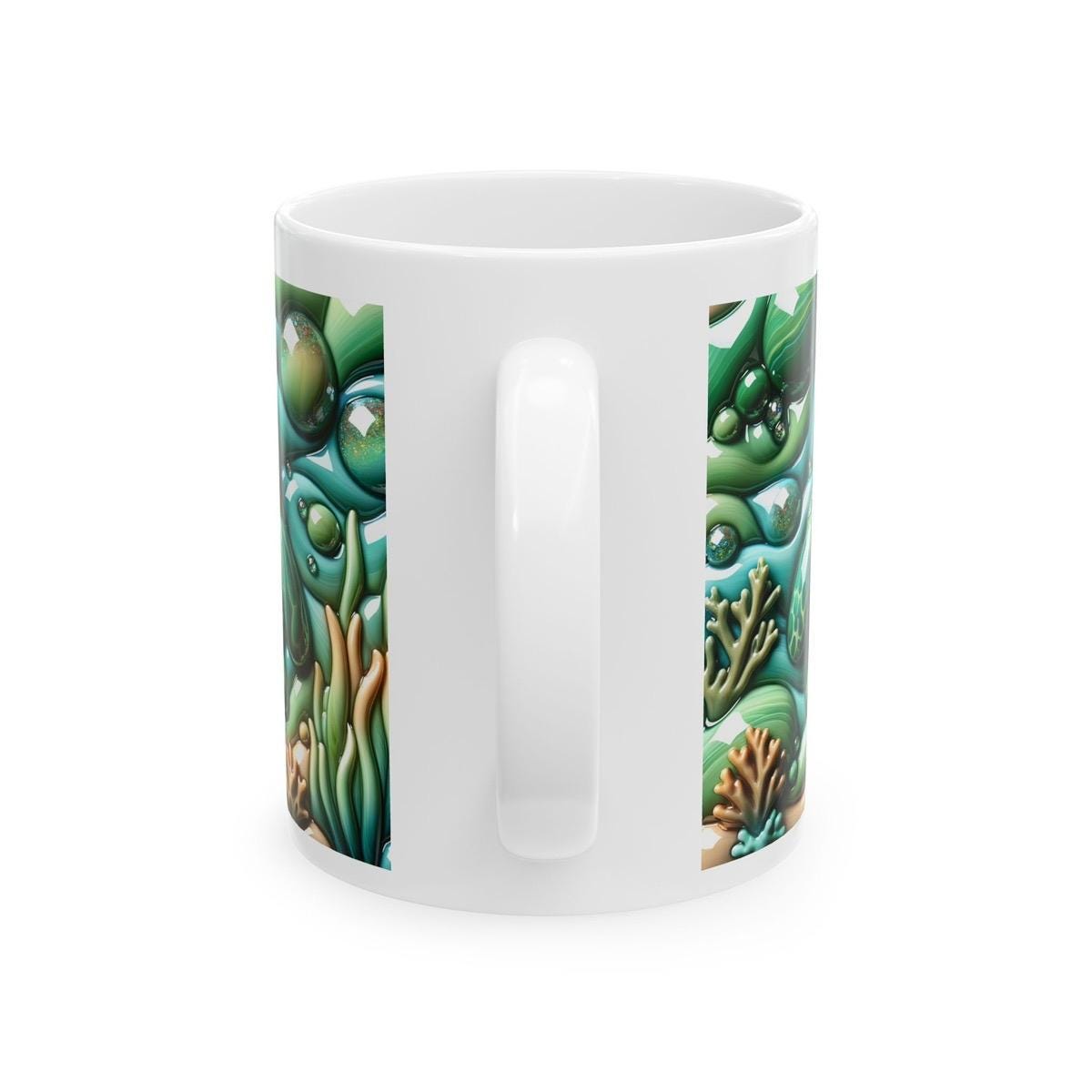 Cute baby turtle 3d mug - perfect for gifts tumblers, drinkware  cup bottle bottle washable reusable reusable reuse ceramic coffee xmas mugs