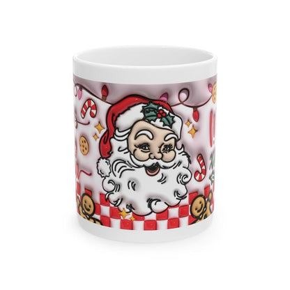 Merry xmas cookies for santa 3d mug - festive christmas gift - drinkware washable reuse tumbler coffee ceramic cup reusable mugs tea obsessi