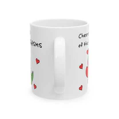 Funny roar mug for valentine's day gift - perfect cup for a happy valentine's day - drinkware tumblers reusable washable ceramic reuse coffe
