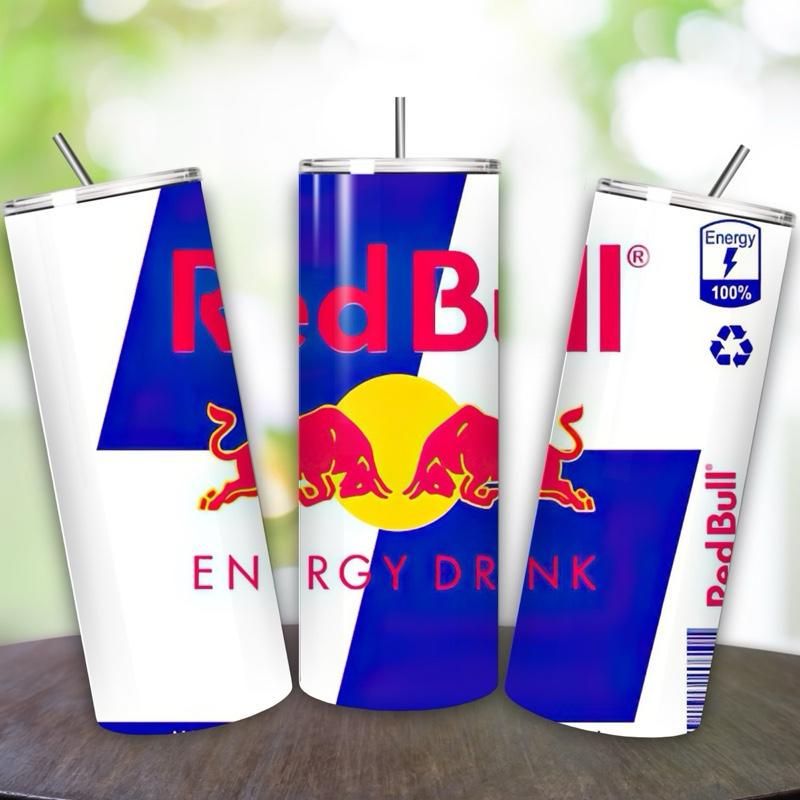 Red bull tumbler 20oz - perfect for on-the-go hydration - vacuum flask - cup drinkware mug bottles water bottles bottled portable gifts insu
