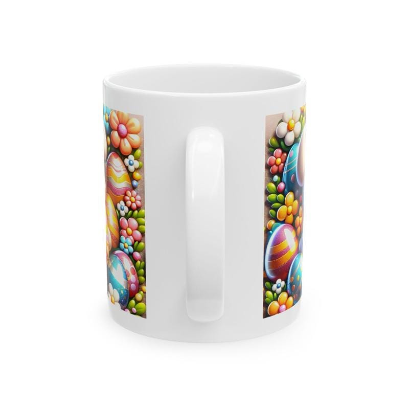 Easter bunny mug - cute gift - perfect for hot drinks - drinkware, tumblers cup bottles reusable washable portable reuse ceramic coffee east