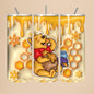 Winnie pooh tumbler 20oz - cute design for drinking enthusiasts - portable flask for on-the-go beverages drinkware mug water bottles bottled