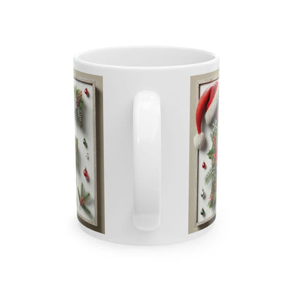 Personalised 'f' edition christmas mug - unique gift for xmas - stocking filler - drinkware washable reusable reuse ceramic cup tumbler coff