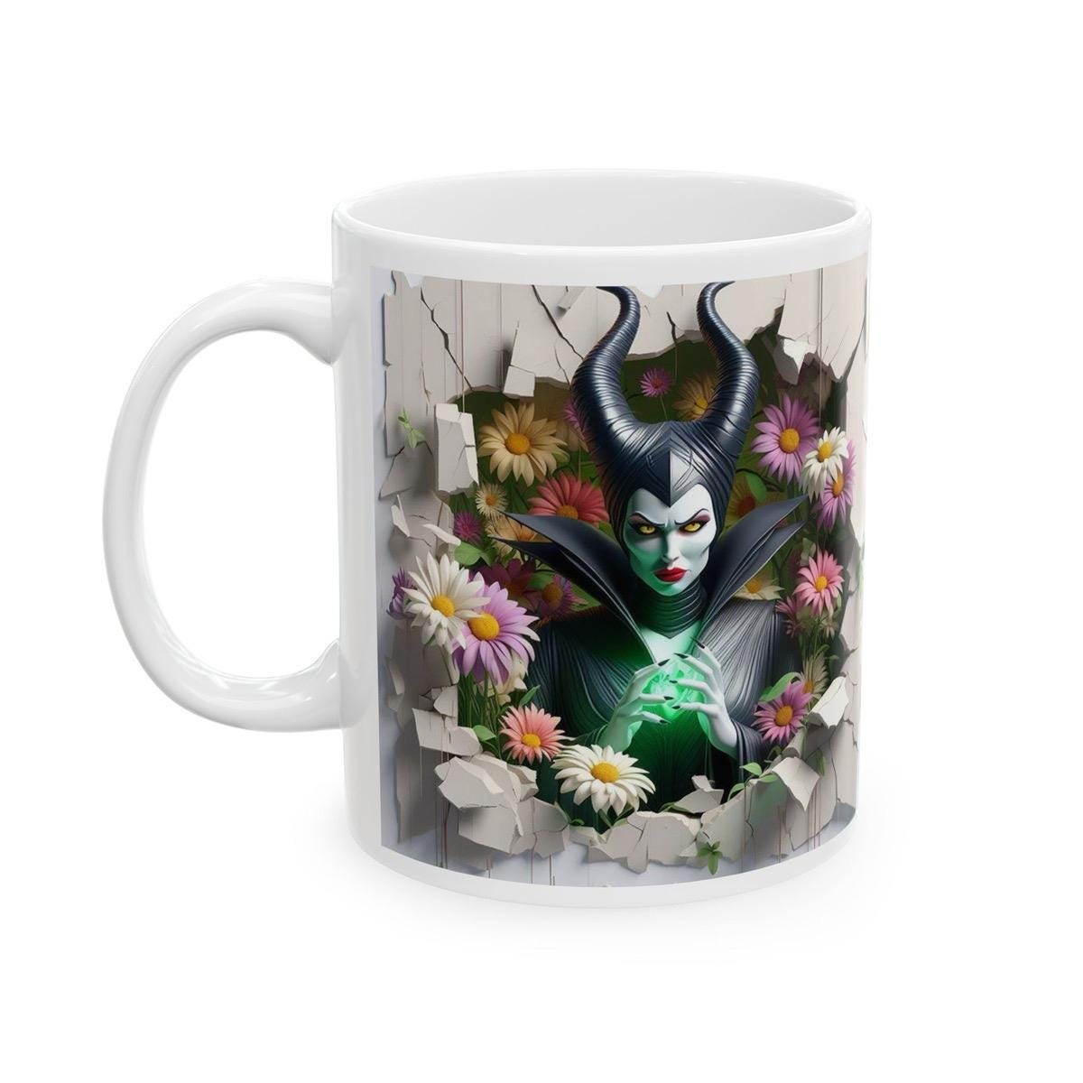 Scary witch style 3d mug - christmas gift secret santa - reusable - drinkware reuse tumblers cup washable coffee ceramic xmas mugs tea festi