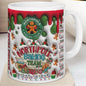 Northpole xmas baking team 3d mug - christmas secret santa stocking filler - gifts drinkware reuse reusable washable tumbler cup ceramic cof