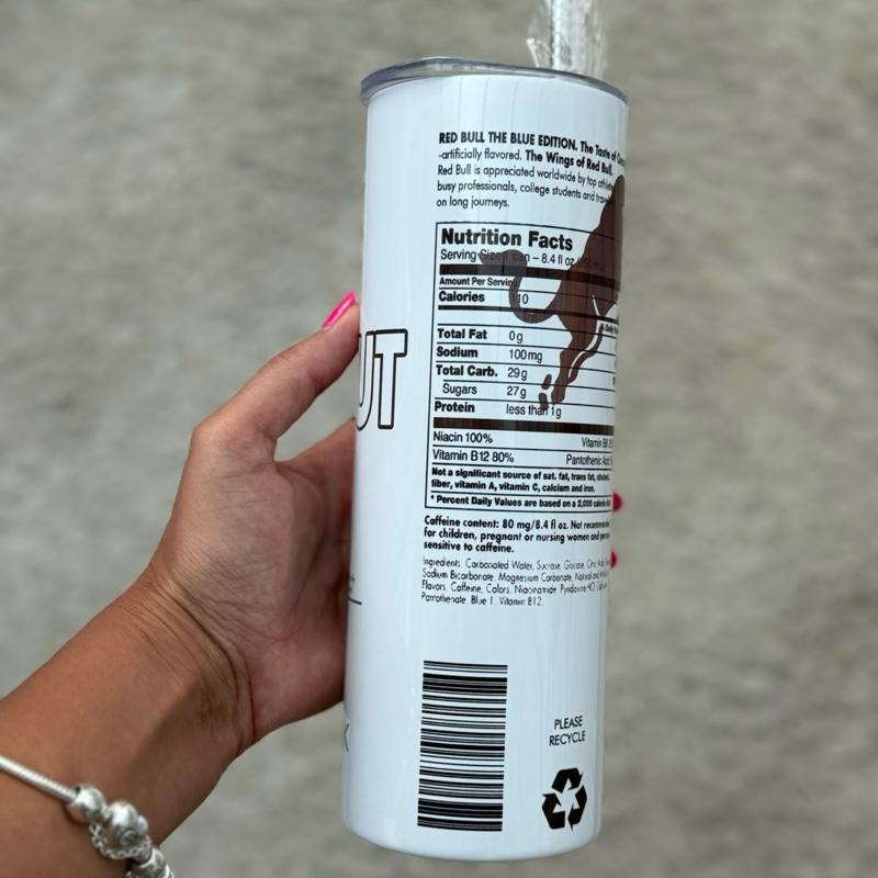 Red bull coconut edition tumbler 20oz - perfect for on-the-go hydration - vacuum flask - cup drinkware mug bottles water bottles bottled por
