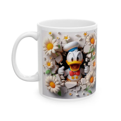 Donald style 3d mug - christmas secret santa gift stocking filler drinkware reuse tumbler reusable washable ceramic cup coffee xmas mugs tea