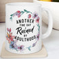 Funny sarcastic mug - another fine day ruined by adulthood - xmas gift christmas secret santa stocking filler drinkware washable reuse tumbl