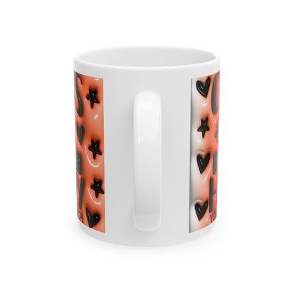 Funny cars make me happy mug gift - perfect for coffee and tea - drinkware and tumblers cup bottles washable reusable ceramic reuse rude mug