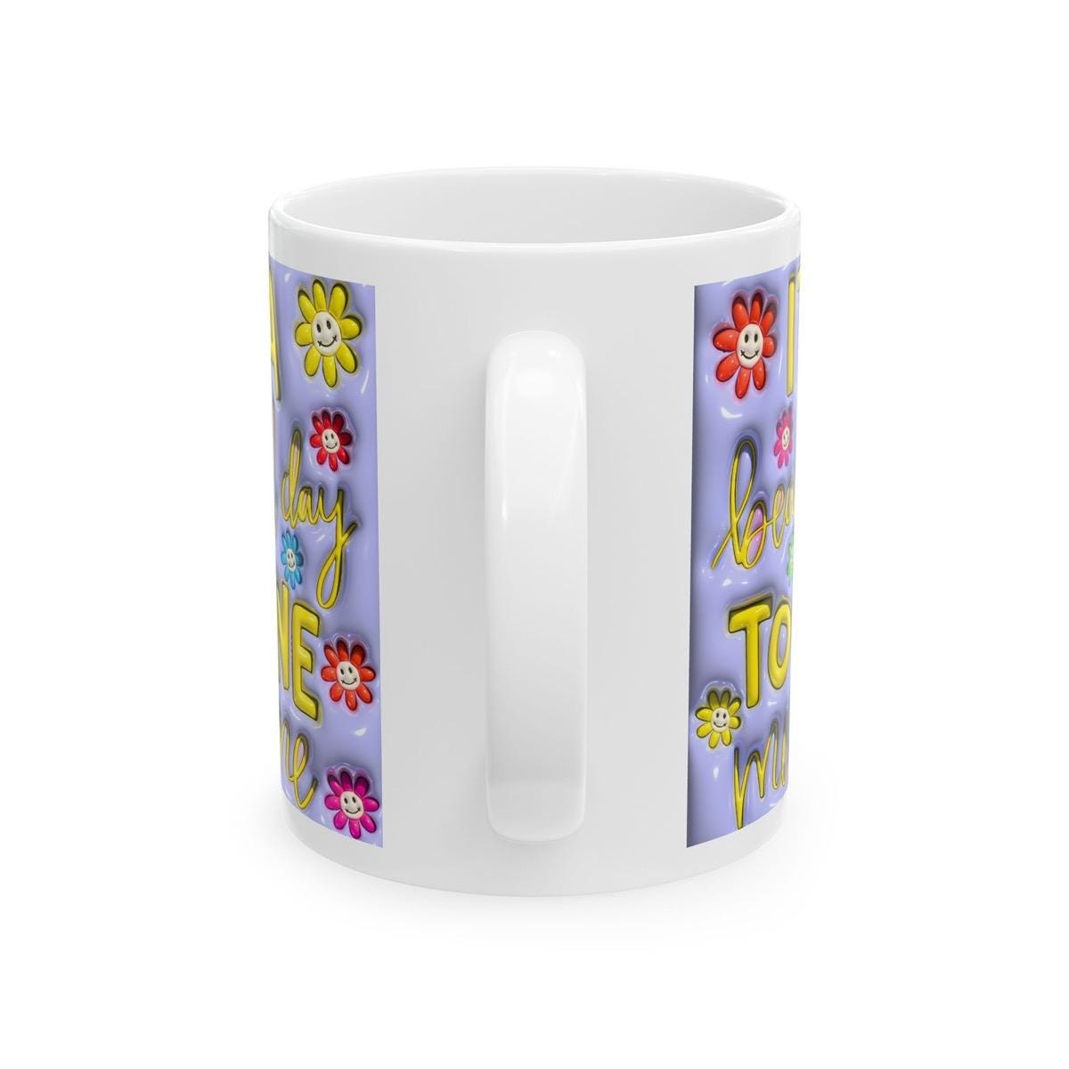 Funny mug sarcastic gift - it's a beautiful day to leave me alone - drinkware - tumblers cup ceramic washable reusable reuse coffee novelty