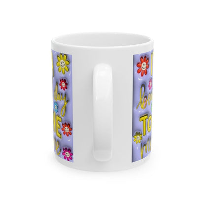 Funny mug sarcastic gift - it's a beautiful day to leave me alone - drinkware - tumblers cup ceramic washable reusable reuse coffee novelty