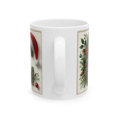 Personalised 'c' edition christmas mug - unique gift for xmas - stocking filler - drinkware washable reusable reuse ceramic cup tumbler coff