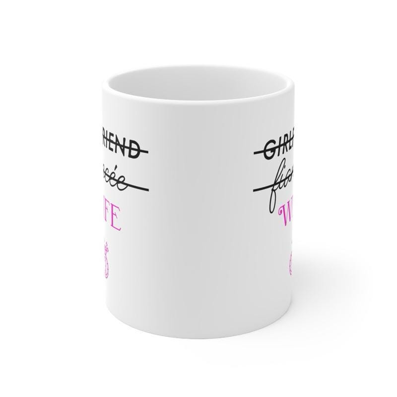 Wife mug cup mug for married couple- drinkware tumblers reuse washable bottles ceramic coffee reusable mugs gifts marriage wedding  couples