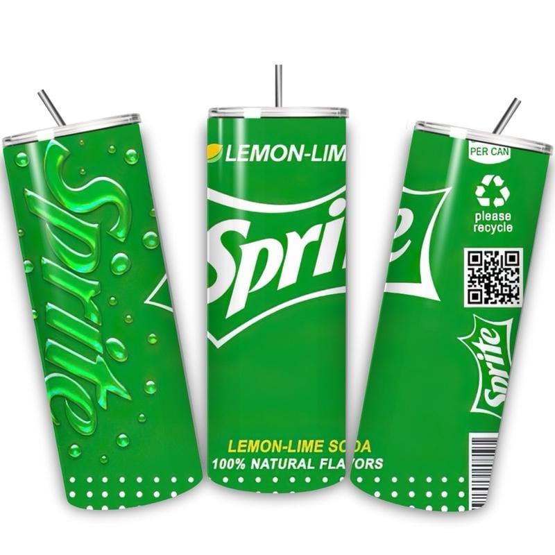 Sprite tumbler 20oz - green style perfect for on-the-go hydration - vacuum flask - cup drinkware mug bottles water bottles bottled portable