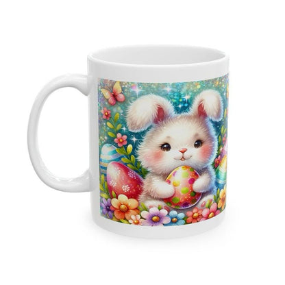 Easter bunny mug - cute gift - perfect for hot drinks - drinkware, tumblers cup bottles reusable washable portable reuse ceramic coffee east