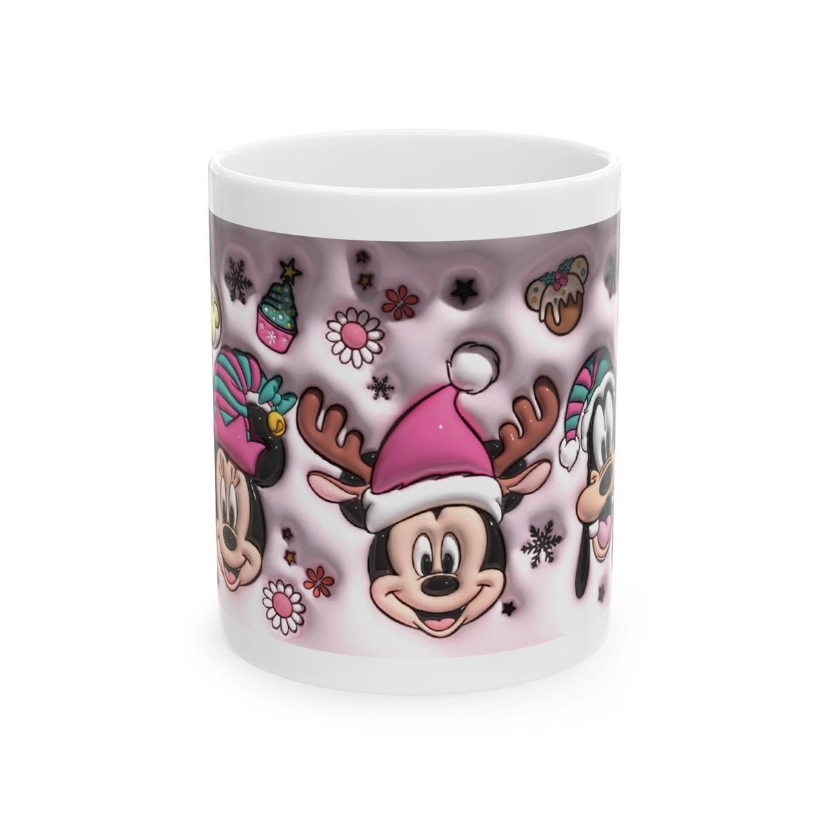 Cute stocking filler mug xmas goofy secret santa gift - perfect christmas gift drinkware washable tumbler reusable reuse cup coffee ceramic