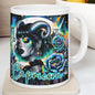 Capricorn star sign astrology mug - perfect gift for any occasion - drinkware washable reusable tumbler cup reuse coffee ceramic cute cute g